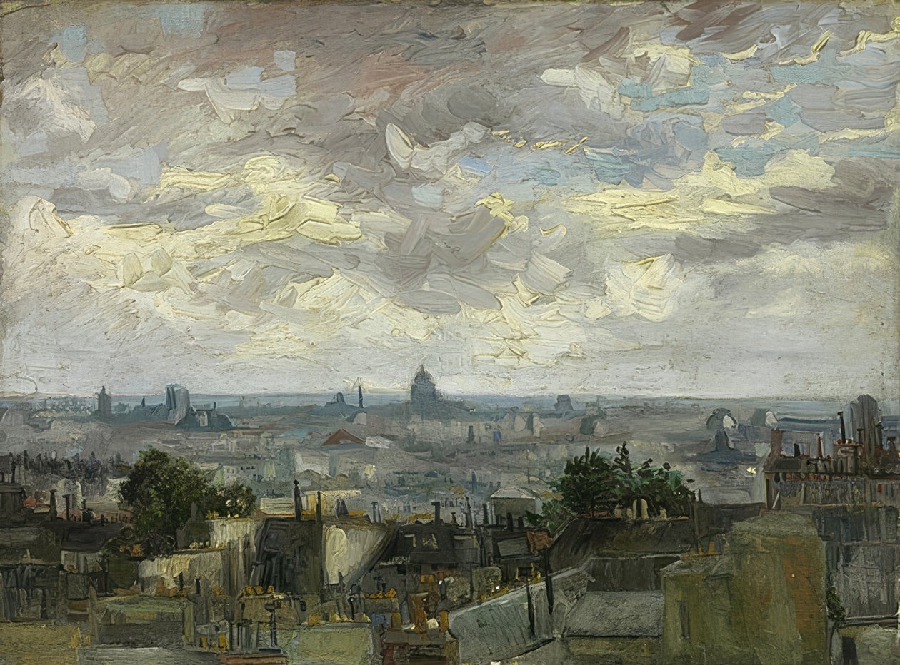 Blick auf Paris von Vincent van Gogh