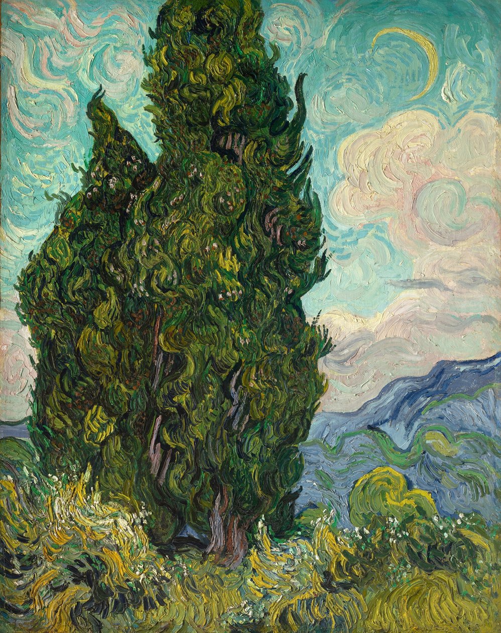 Zypressen von Vincent van Gogh