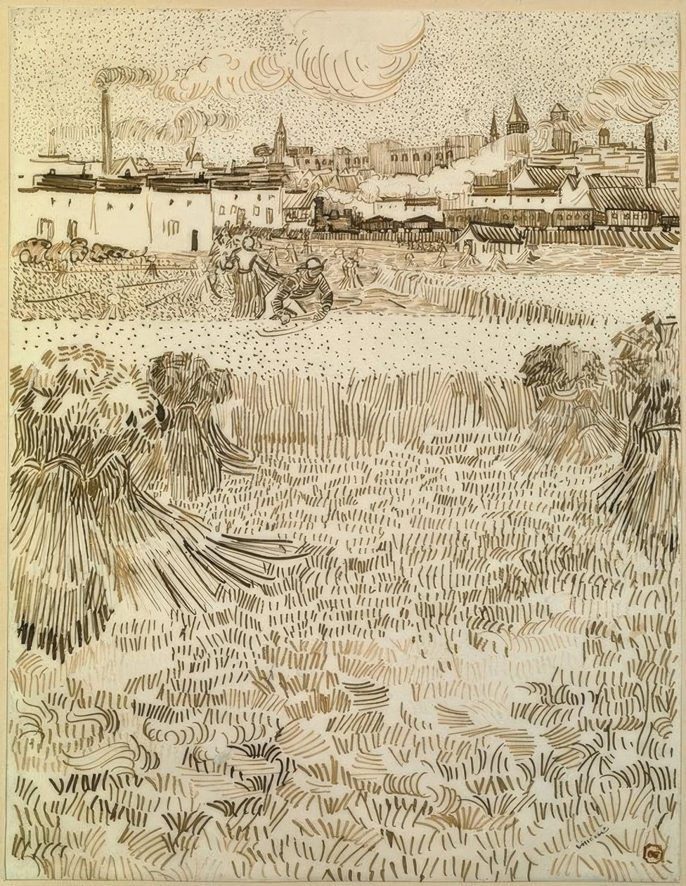 Der Schnitter von Vincent van Gogh