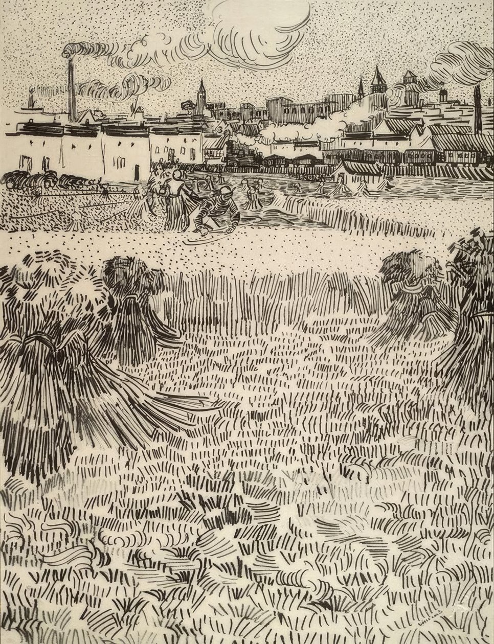 Die Ernte von Vincent van Gogh