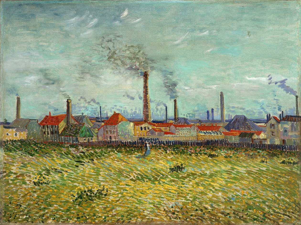 Fabriken in Clichy von Vincent van Gogh