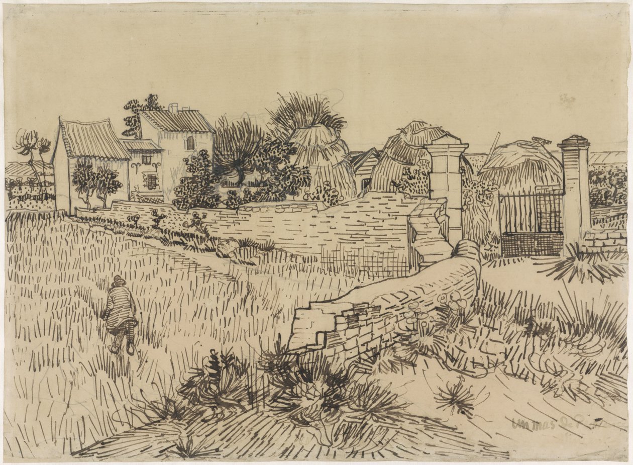 Bauernhof in der Provence von Vincent van Gogh