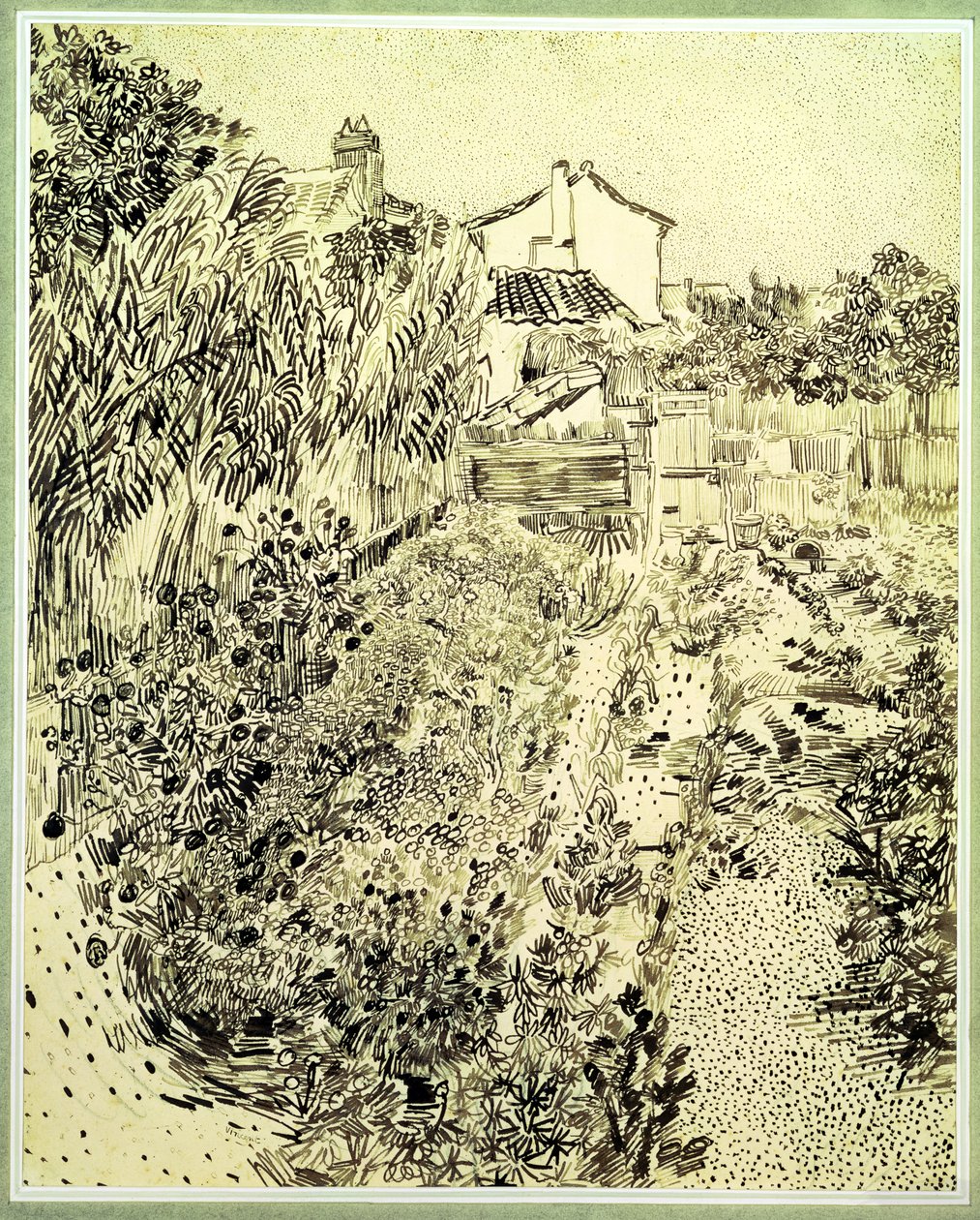 Blumengarten, 1888 von Vincent van Gogh