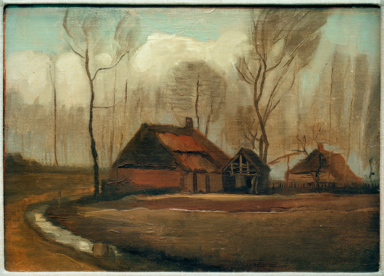 Gehöft nach dem Regen von Vincent van Gogh