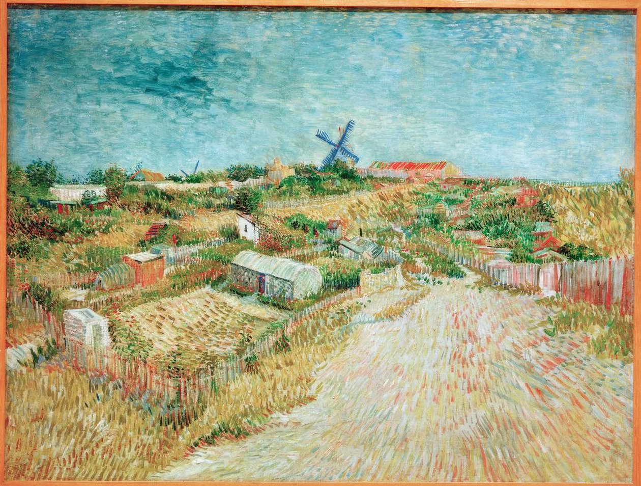 Gemüsegärten an der Butte Montmartre von Vincent van Gogh