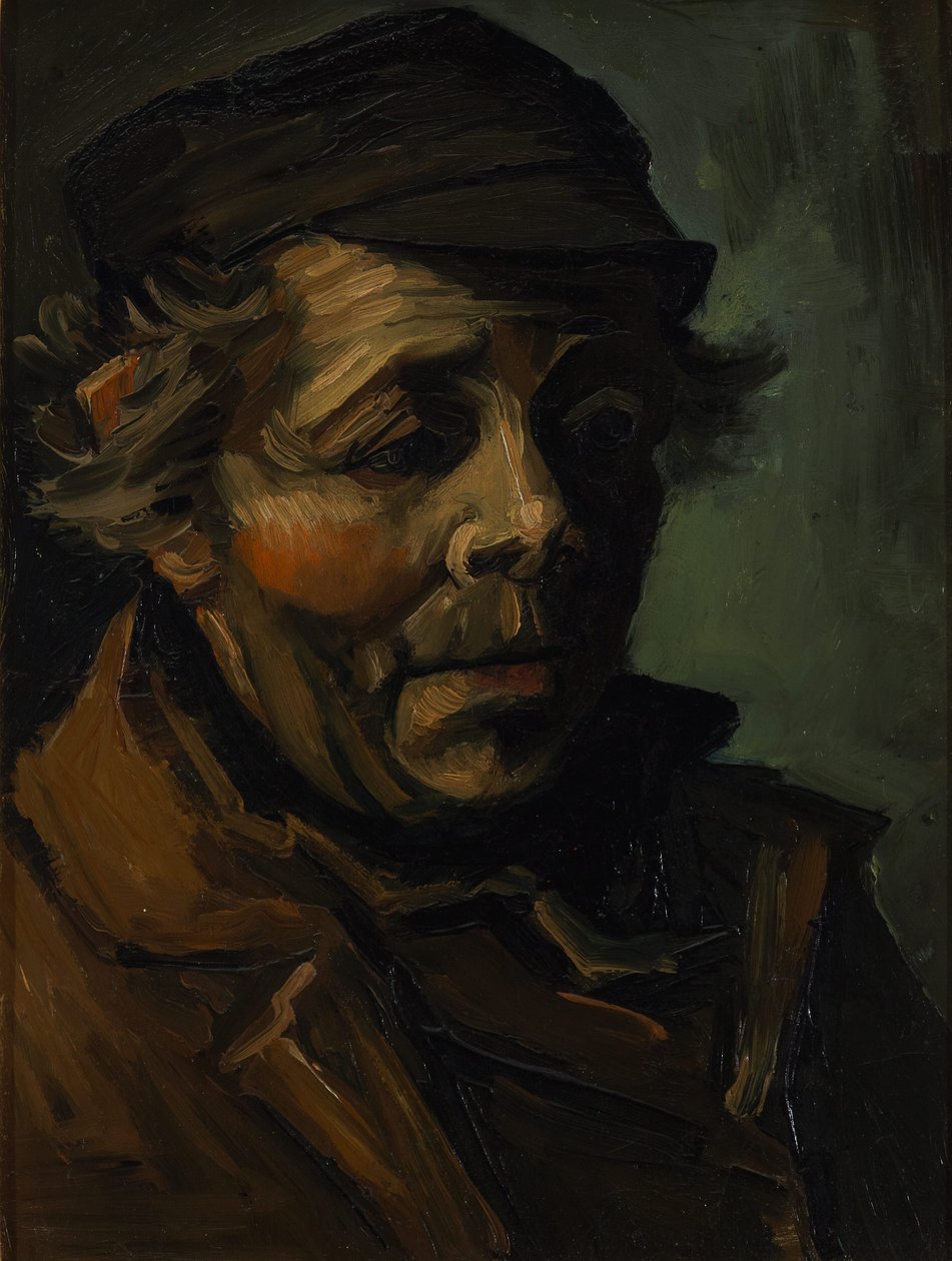 Kopf eines Bauern, 1884 von Vincent van Gogh