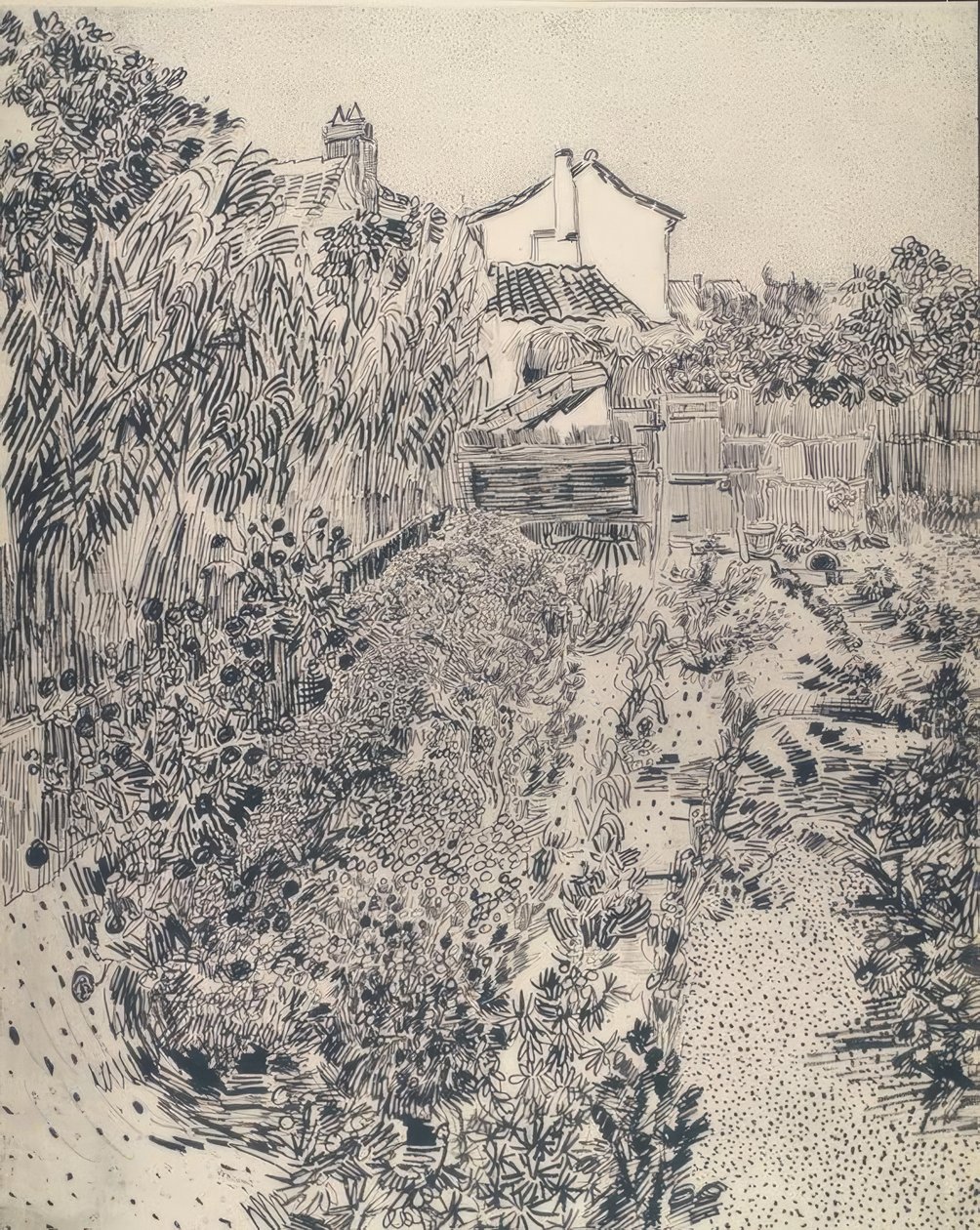 Kleiner Bauerngarten von Vincent van Gogh