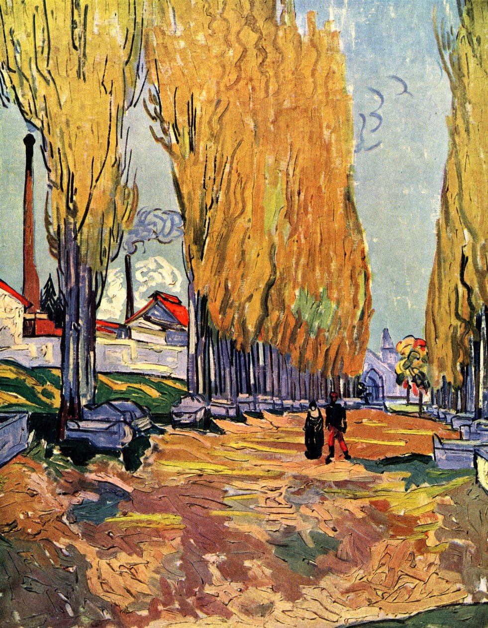 Les Alyscamps von Vincent van Gogh