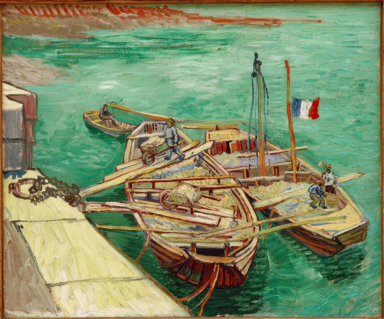 Rhonebarken von Vincent van Gogh