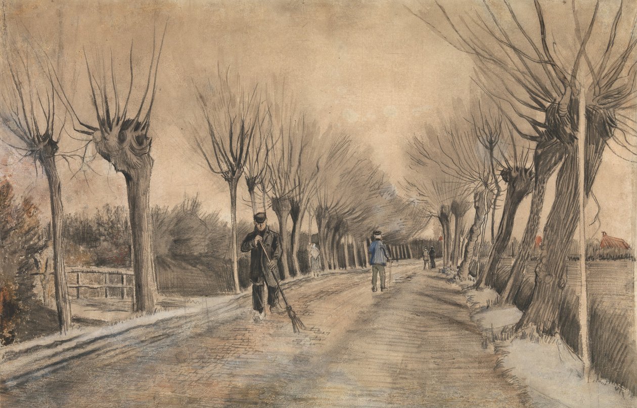 Straße in Etten, 1881 von Vincent van Gogh