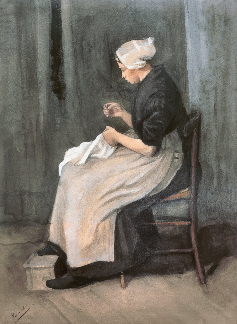 Scheveninger Näherin von Vincent van Gogh