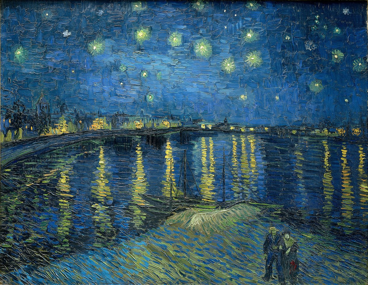 Sternennacht über der Rhône von Vincent van Gogh