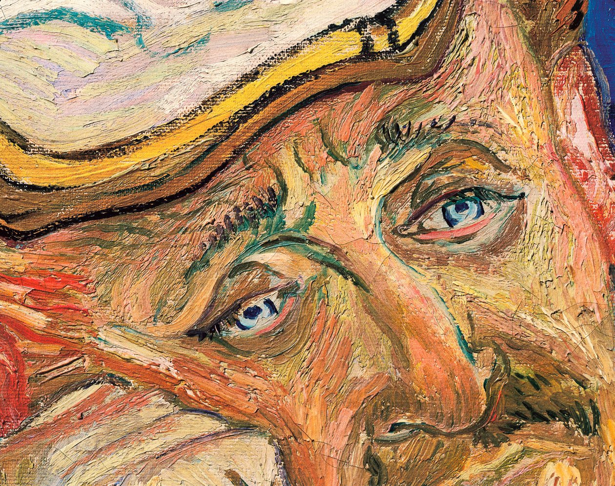 Der Arzt Paul Gachet (Detail) von Vincent van Gogh