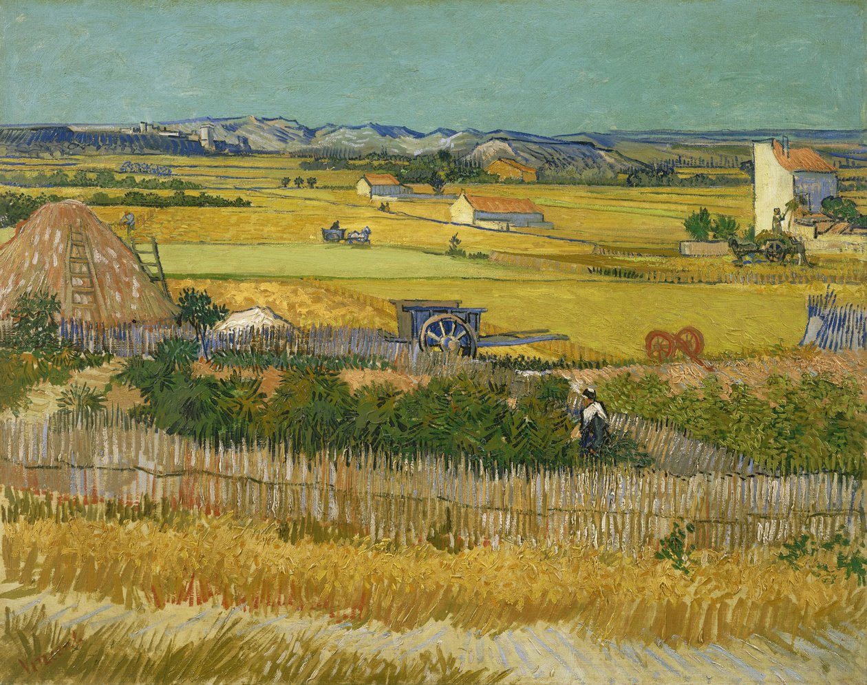 Die Ernte, 1888 von Vincent van Gogh