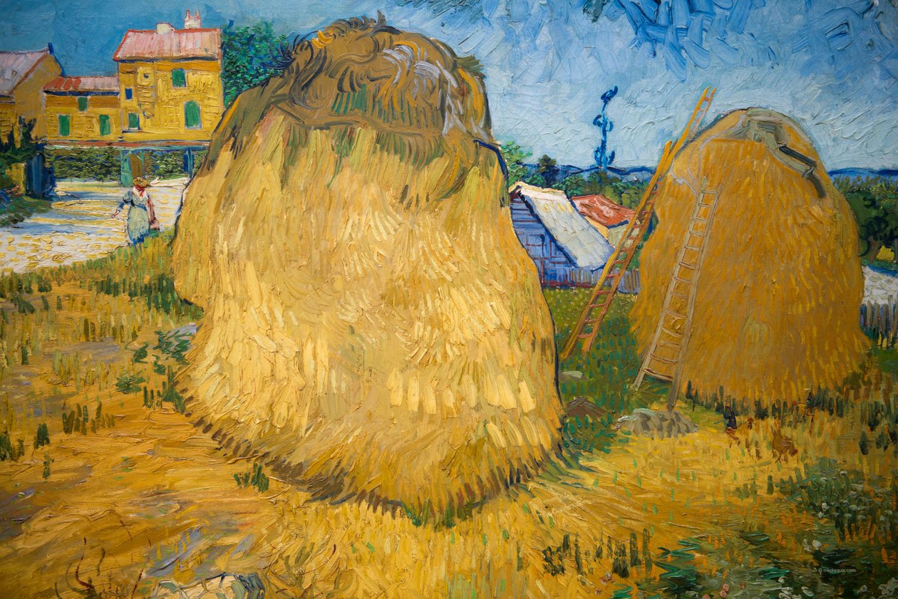 Weizenstapel in der Provence von Vincent van Gogh