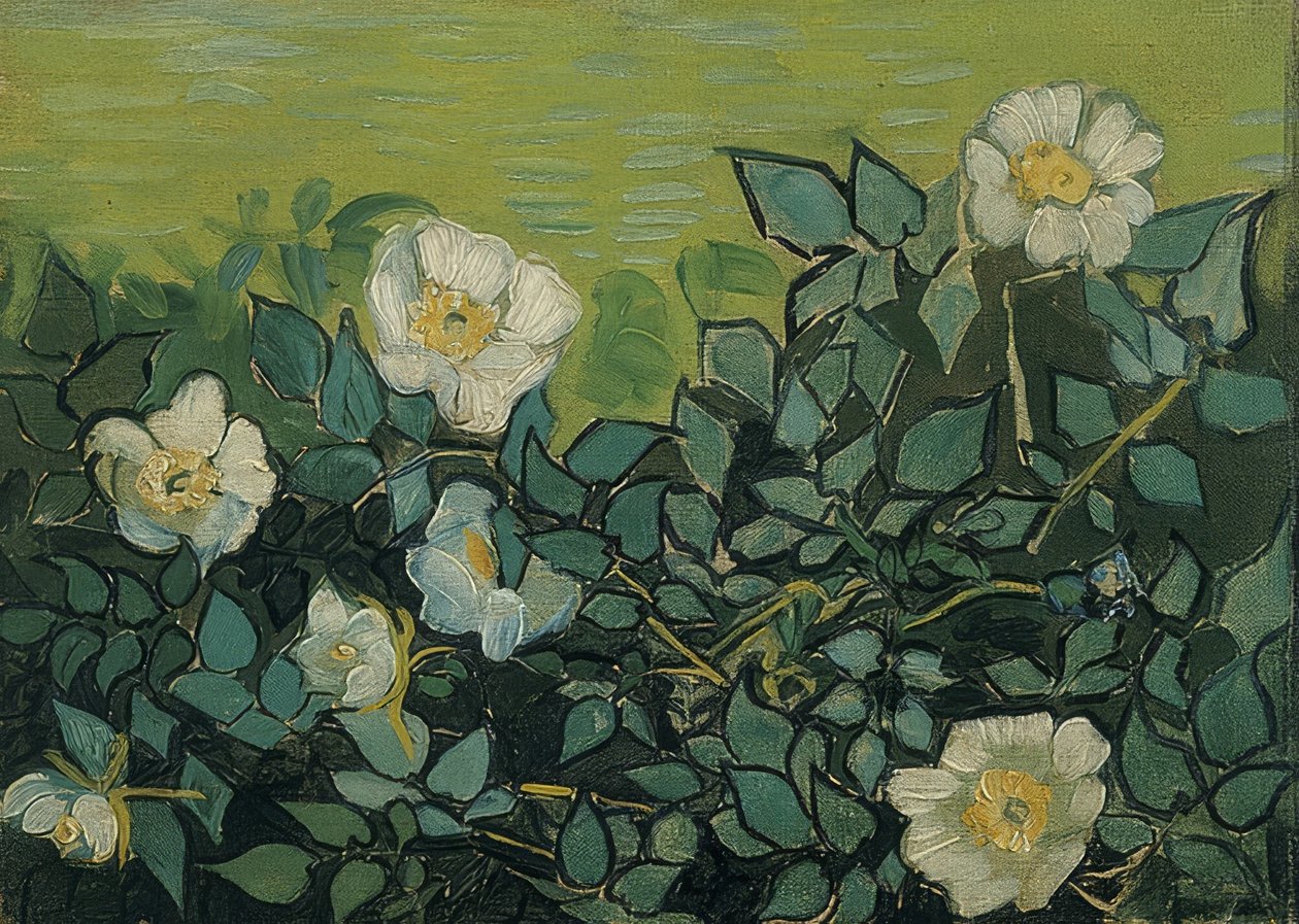 Wildrosen von Vincent van Gogh