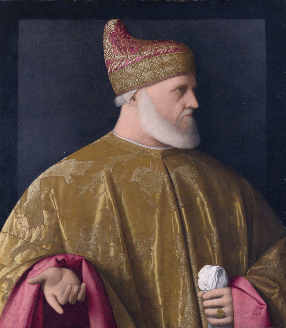 Porträt des Dogen Andrea Gritti von Vincenzo Catena