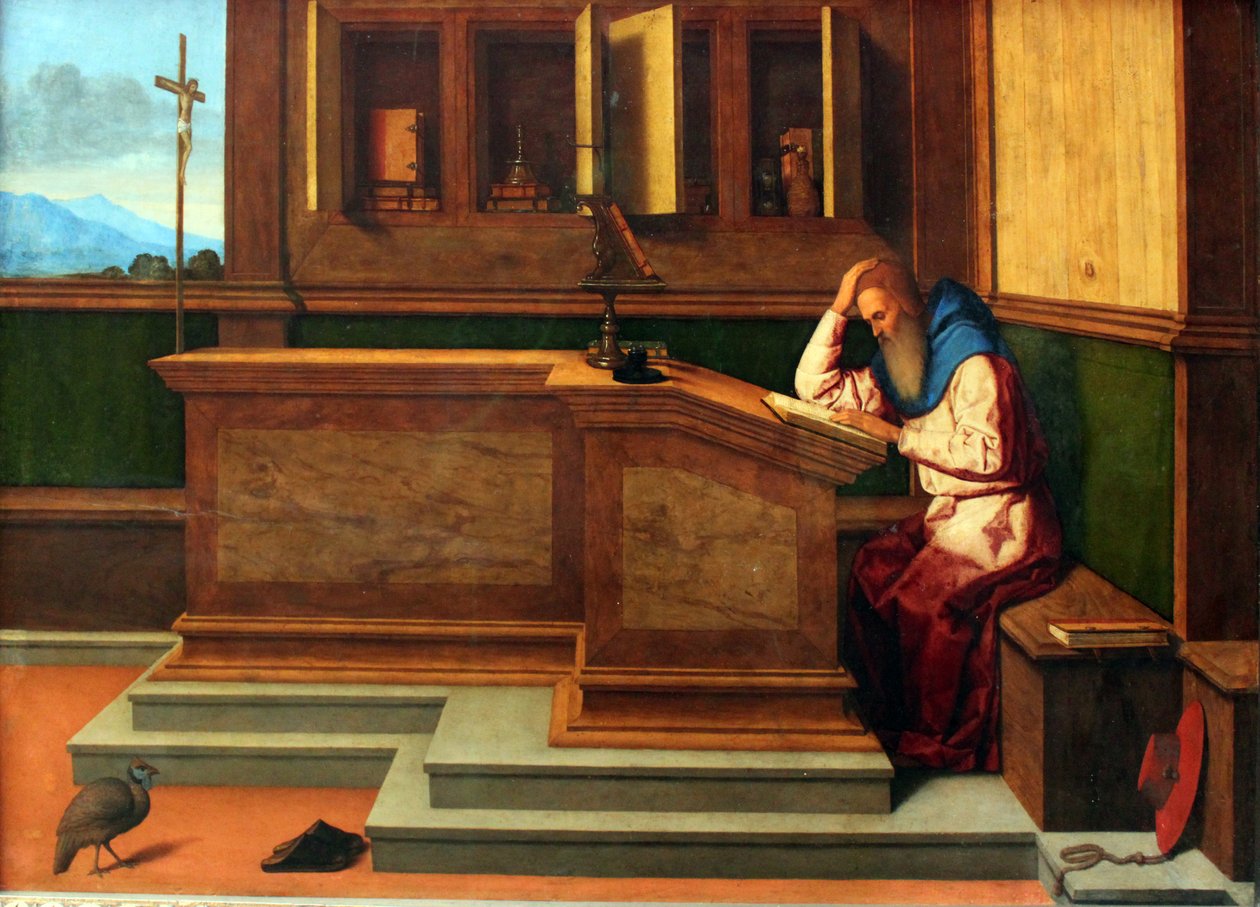 Heiliger Hieronymus in seinem Studierzimmer von Vincenzo di Biagio Catena