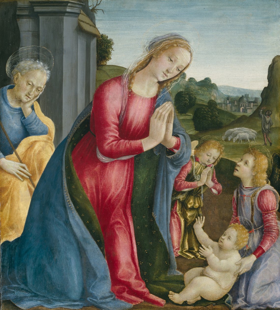Die Anbetung des Christkindes von Vincenzo Frediani