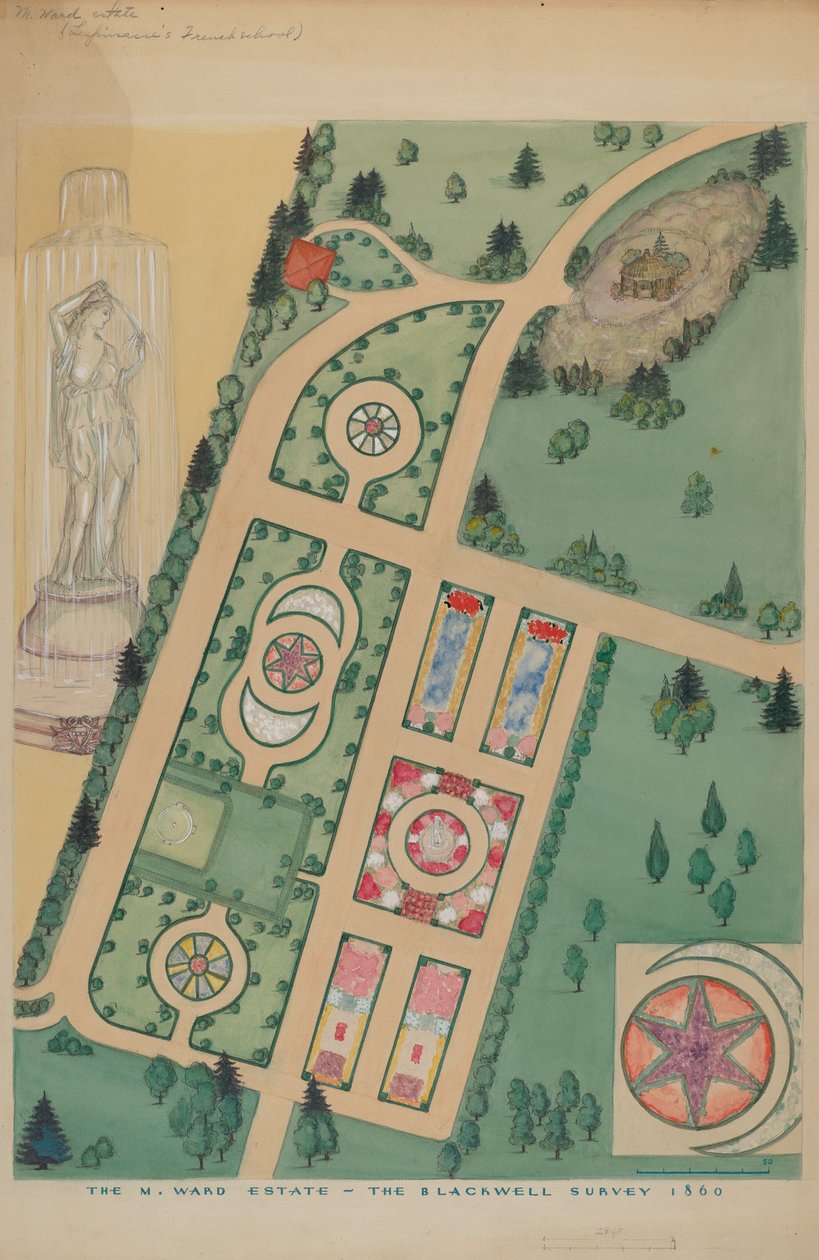 M. Ward Anwesen, ca. 1936 von Virginia Richards