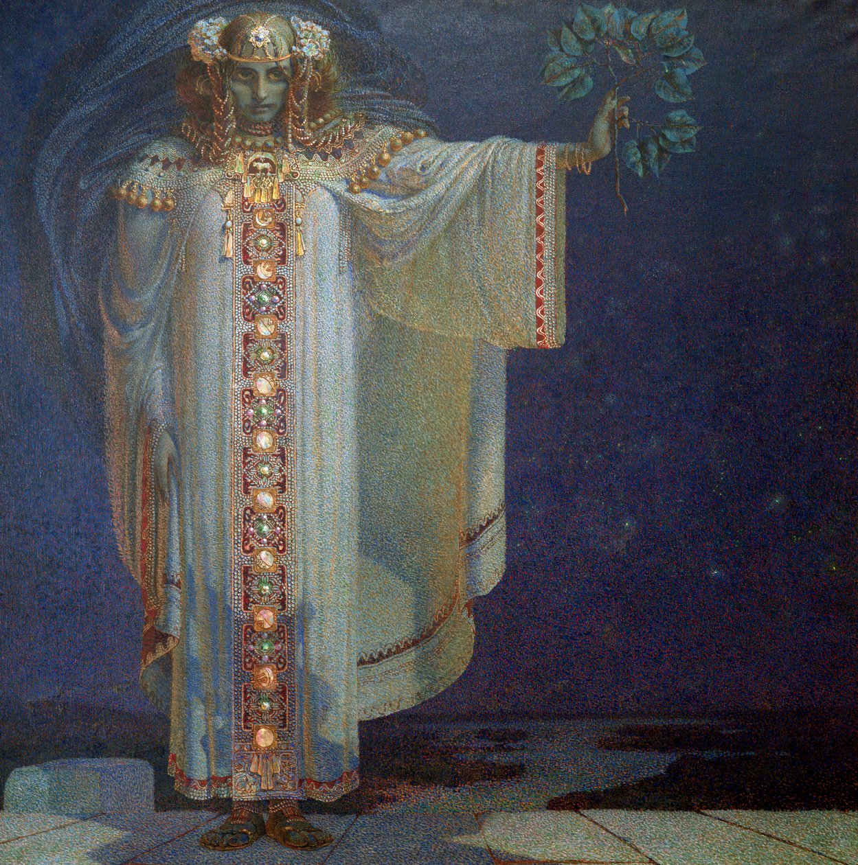 Die Prophetin Libuse von Vítězslav Karel Mašek