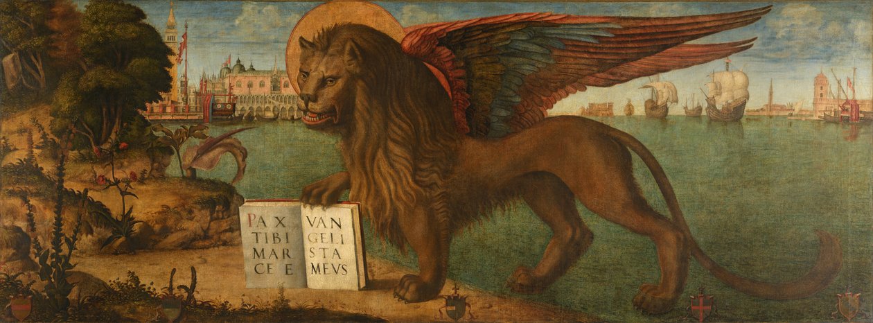 Gehender Markuslöwe von Vittore Carpaccio