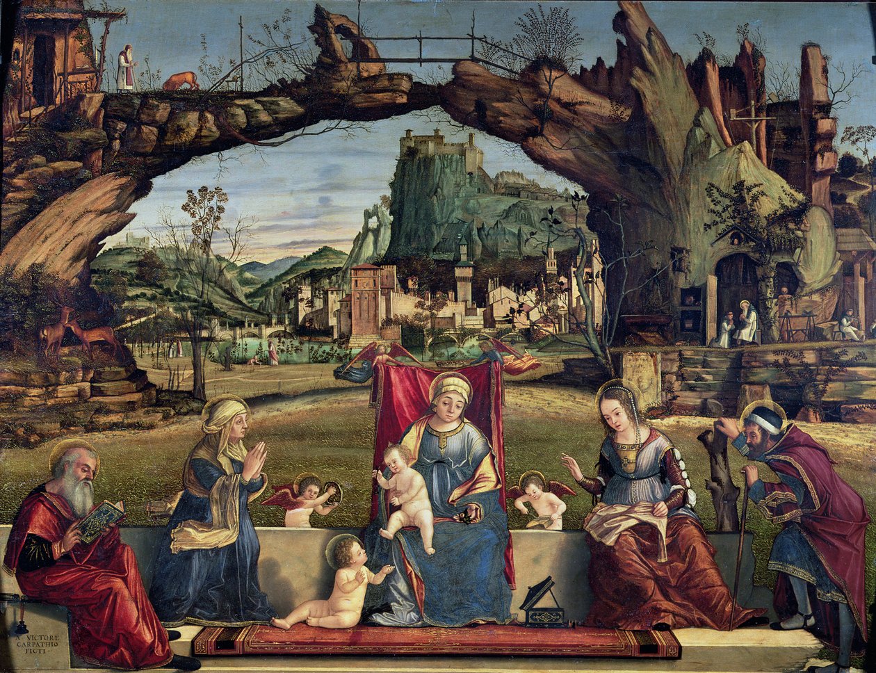 Sacra Conversazione, ca. 1500 von Vittore Carpaccio