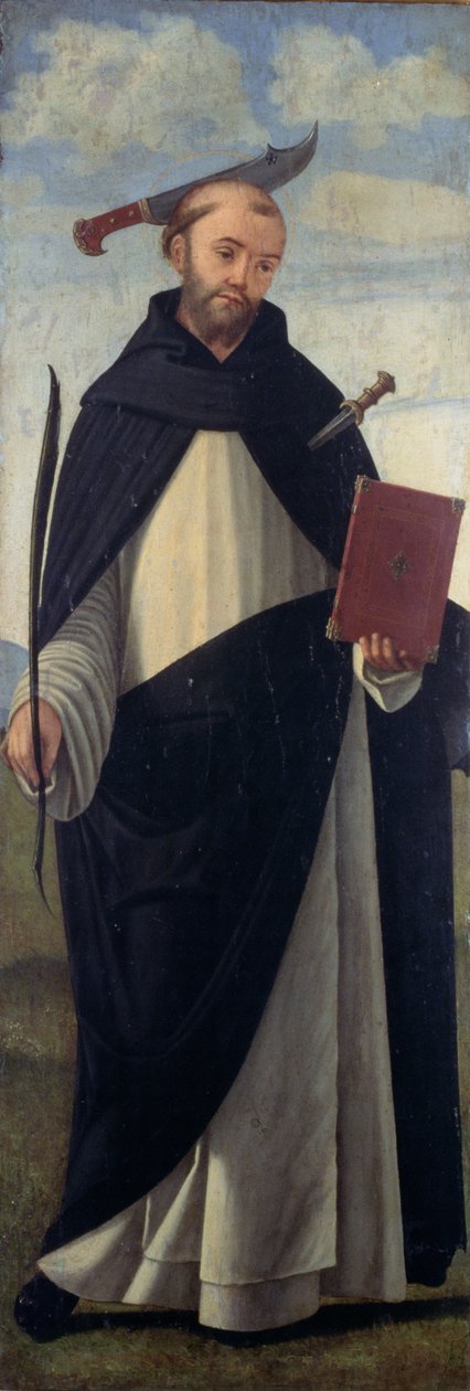 Heiliger Petrus Märtyrer von Vittore Carpaccio