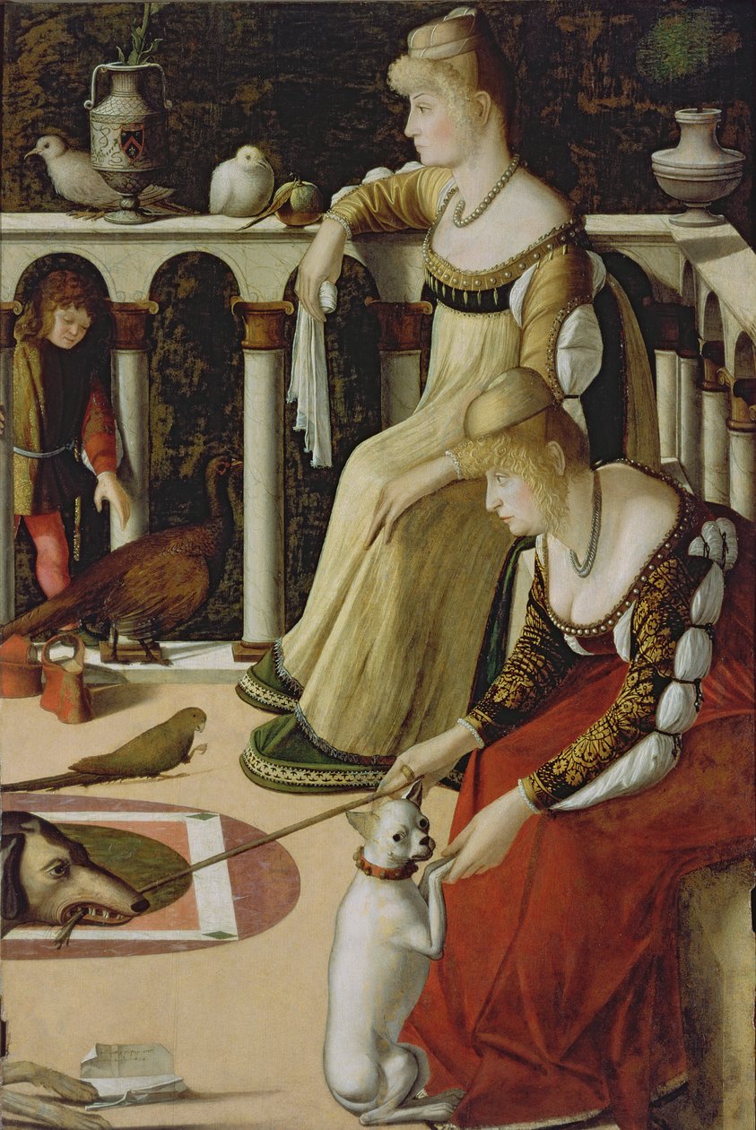 Zwei venezianische Damen von Vittore Carpaccio