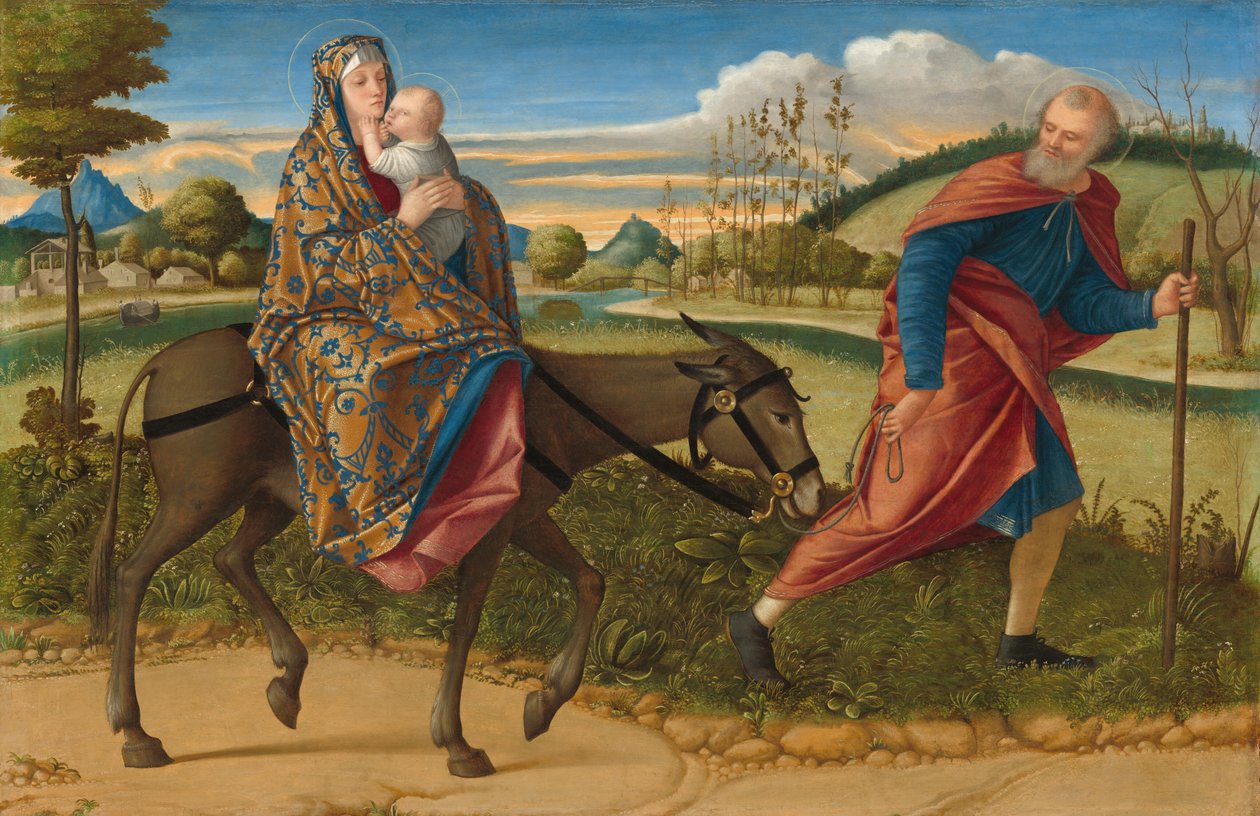 Die Flucht nach Ägypten von Vittore Carpaccio