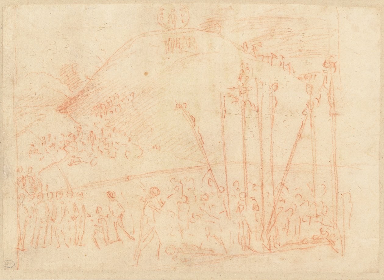 Das Martyrium der Zehntausend von Vittore Carpaccio