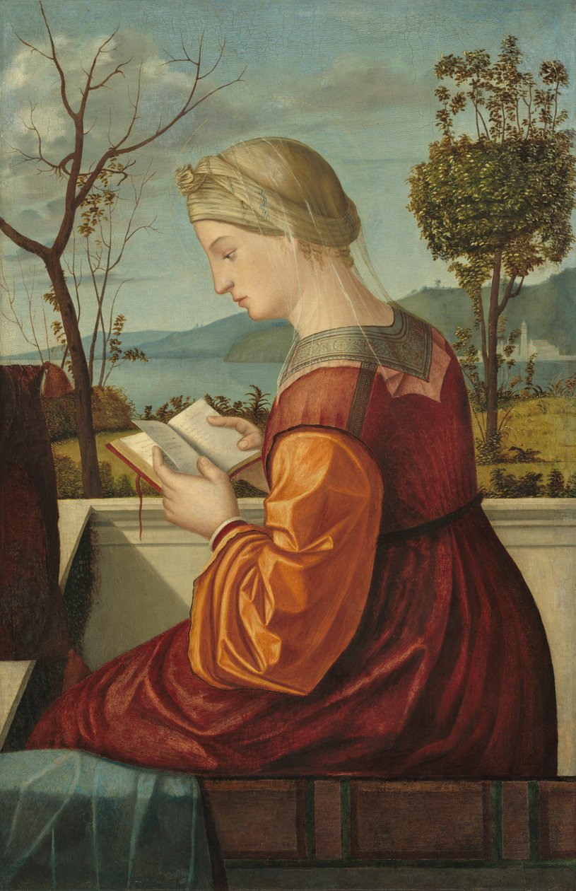 Die Jungfrau beim Lesen von Vittore Carpaccio