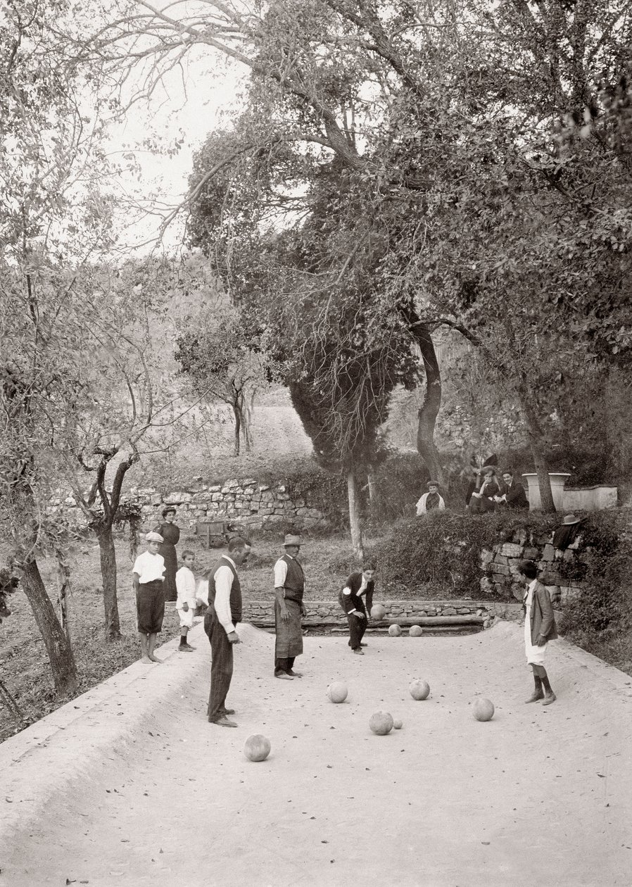 Boccia-Spiel von Vittorio Alinari