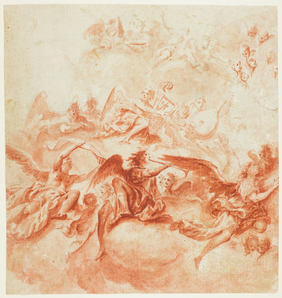 Musizierende Engel von Vittorio Maria Bigari