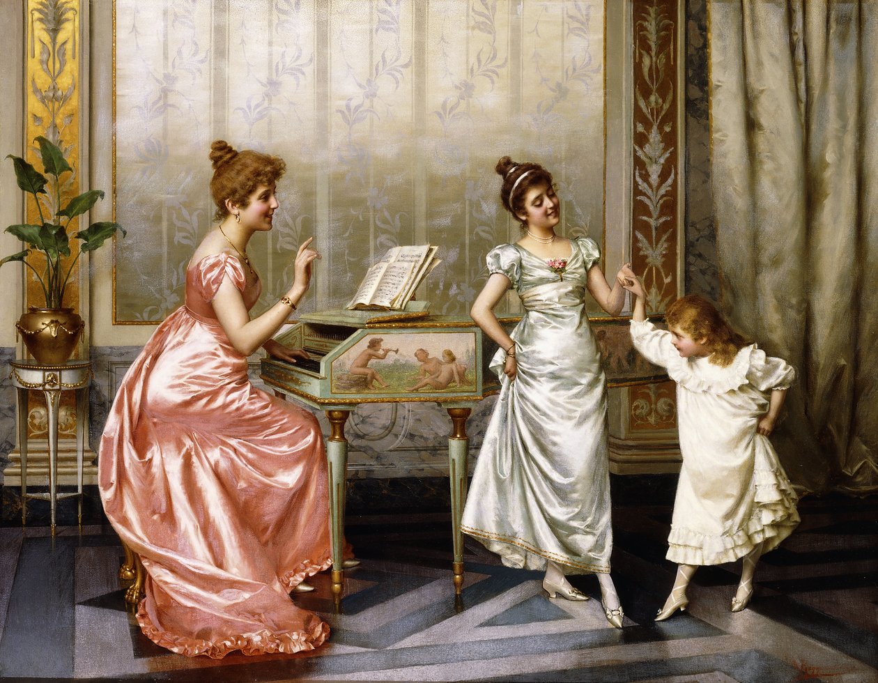 Die Tanzstunde von Vittorio Reggianini