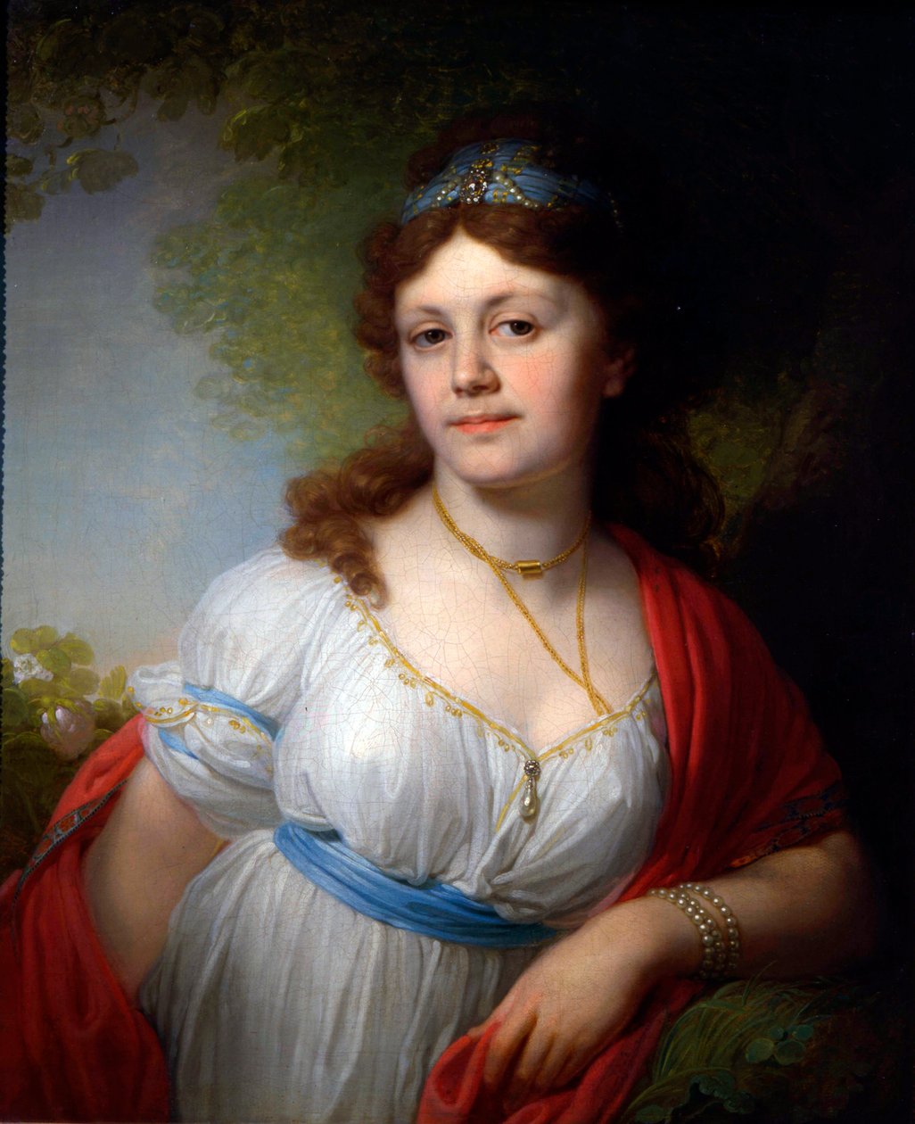 Porträt von Elisabeth Temkina von Vladimir Borovikovsky