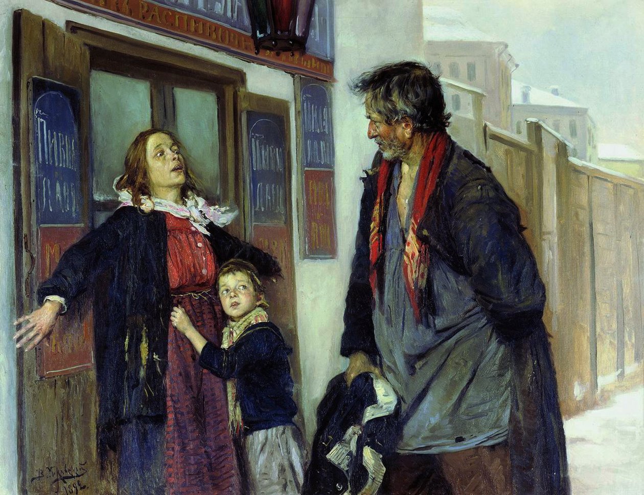 Ich lasse nicht rein!, 1892 von Vladimir Egorovic Makovsky