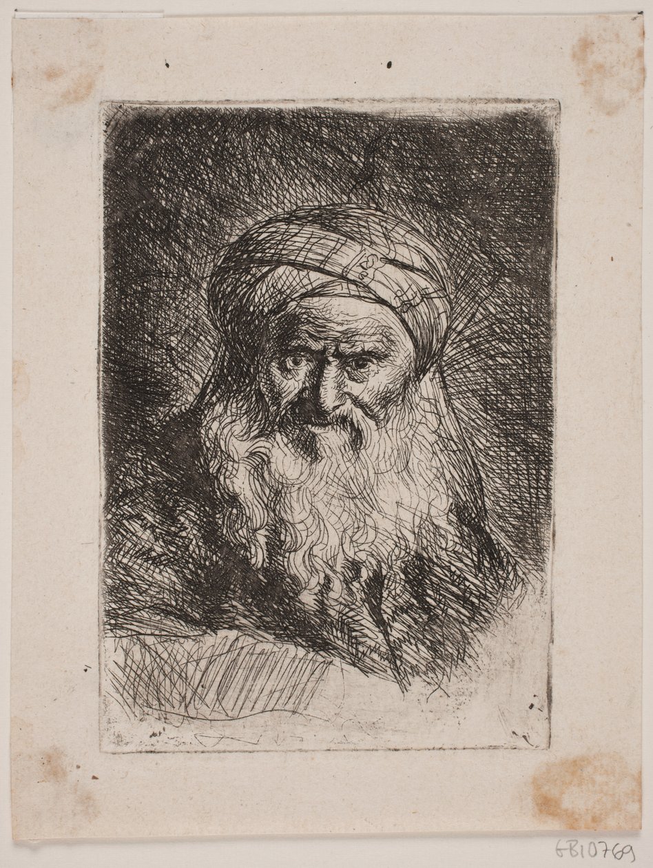 Alter Mann mit Turban von W.A. Müller