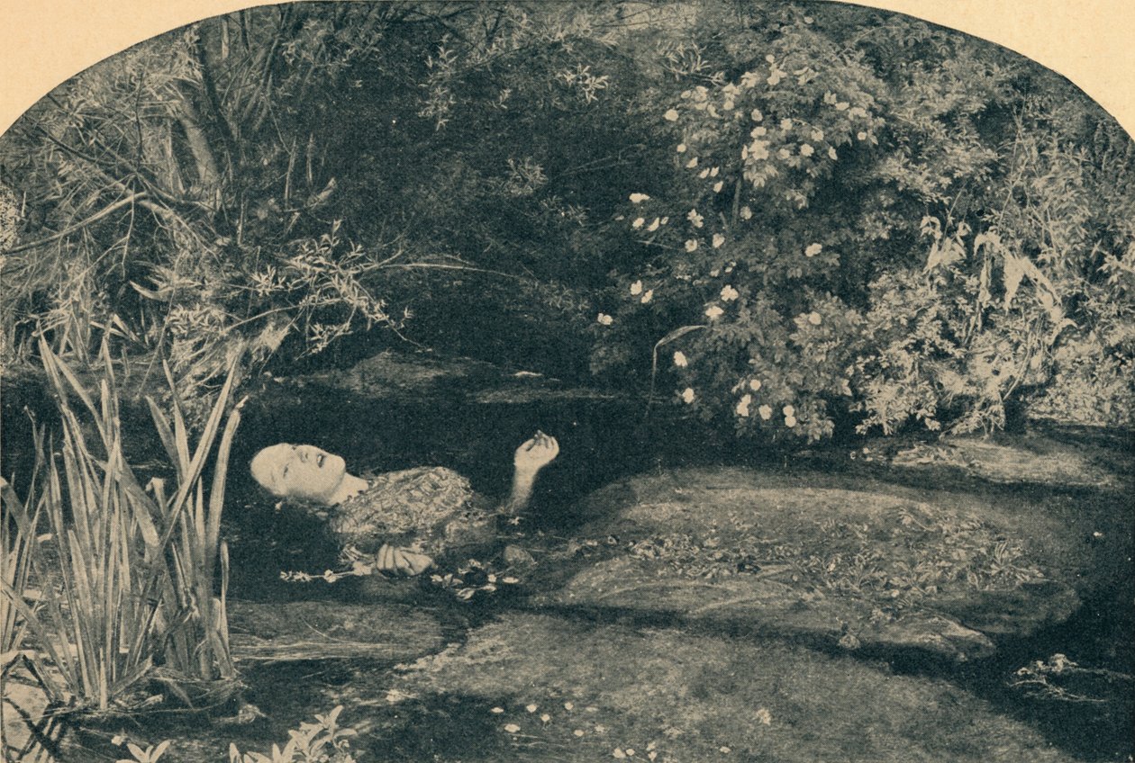 Ophelia, ca. 1852 von WF Mansell