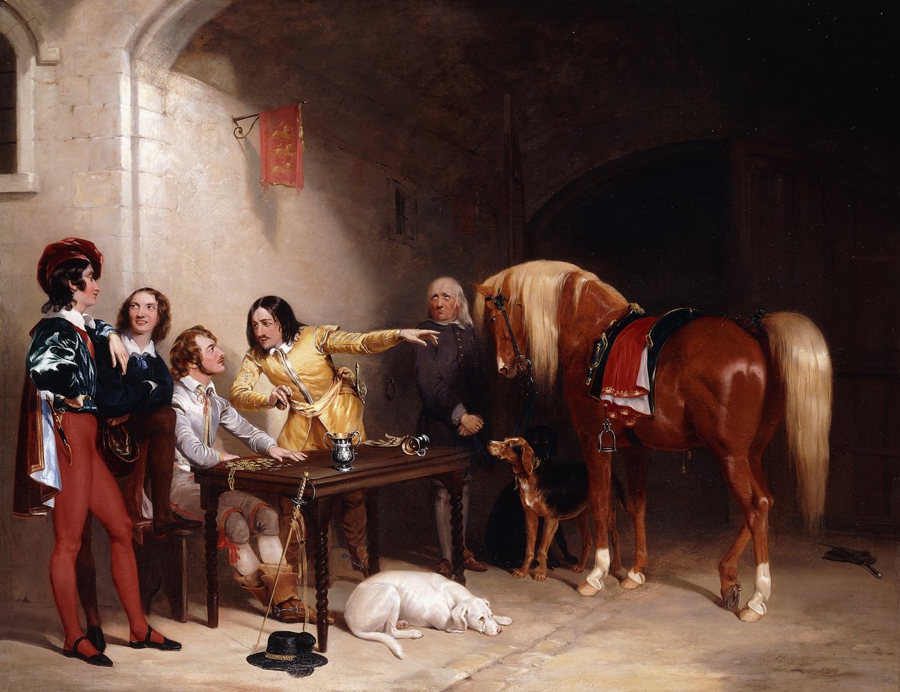 Der Pfahl, 1837 von W. Barraud
