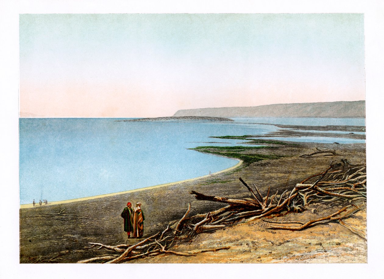 Das Tote Meer, um 1870 von W. Dickens