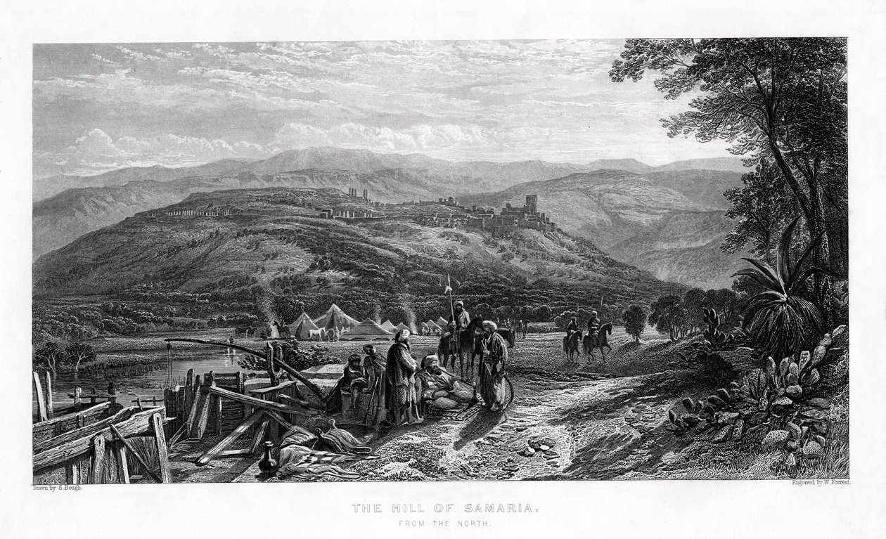Der Hügel von Samaria, 1887 von W. Forrest