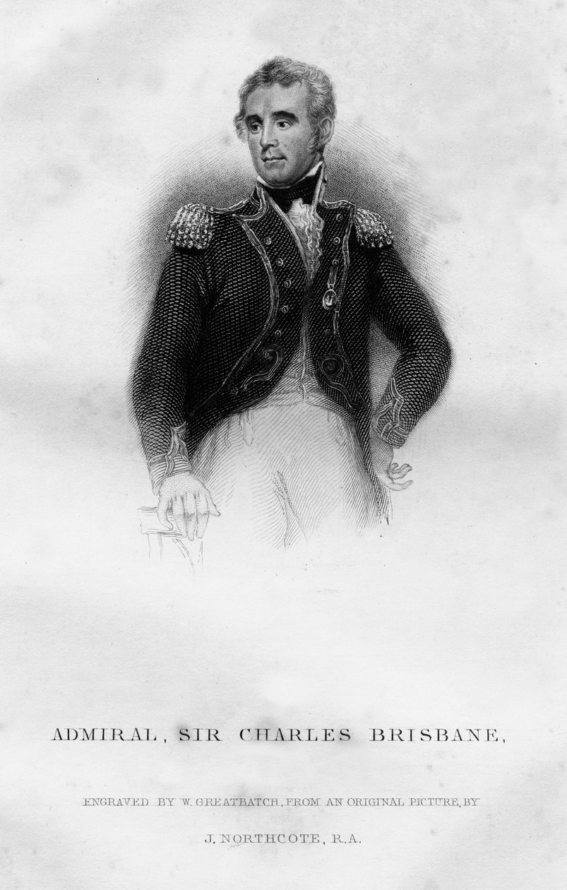 Admiral Sir Charles Brisbane 1769-1829, 1837 von W. Greatbatch