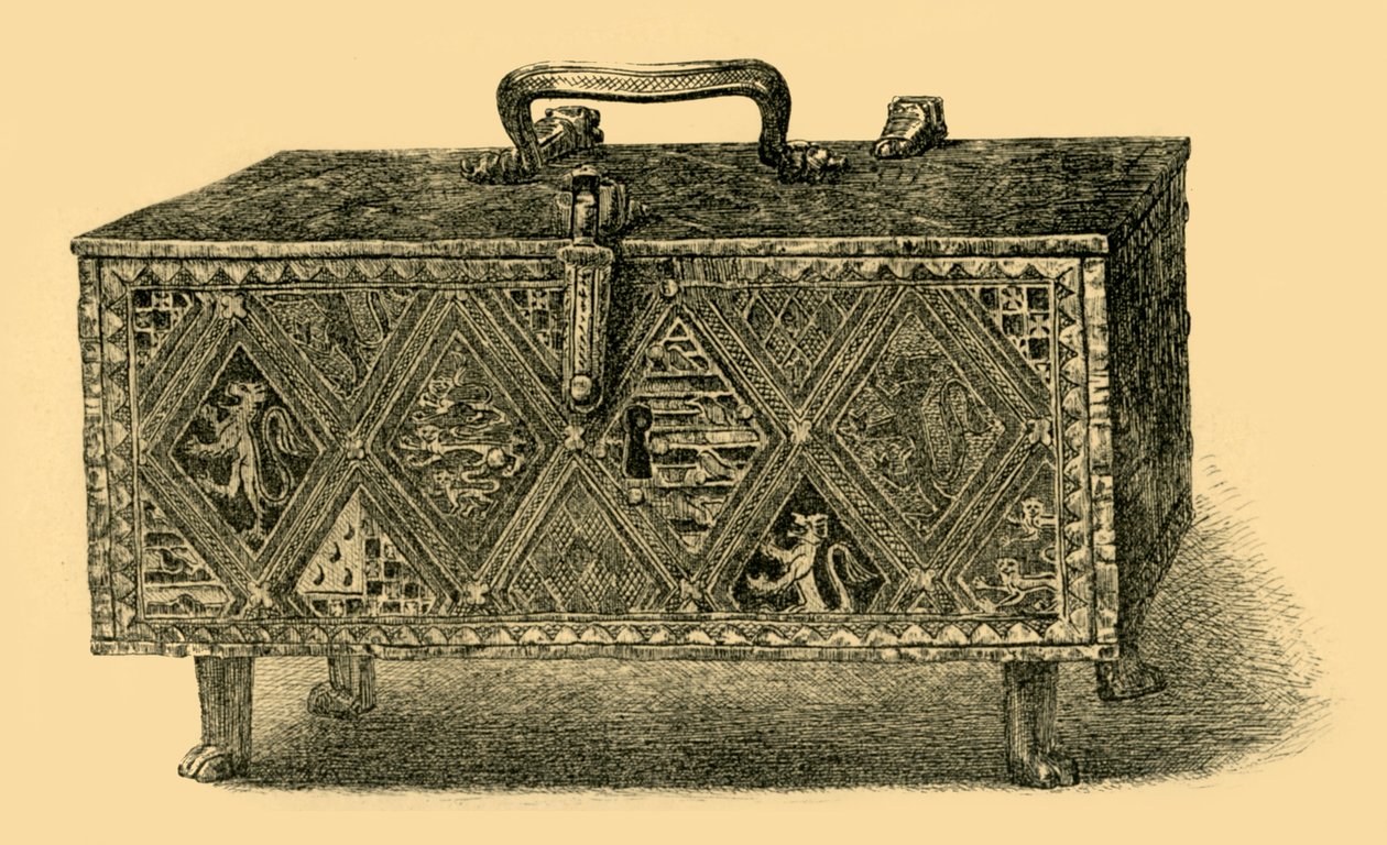 Der Valence-Kasten, um 1305-1312, 1881 von W. Harbutt
