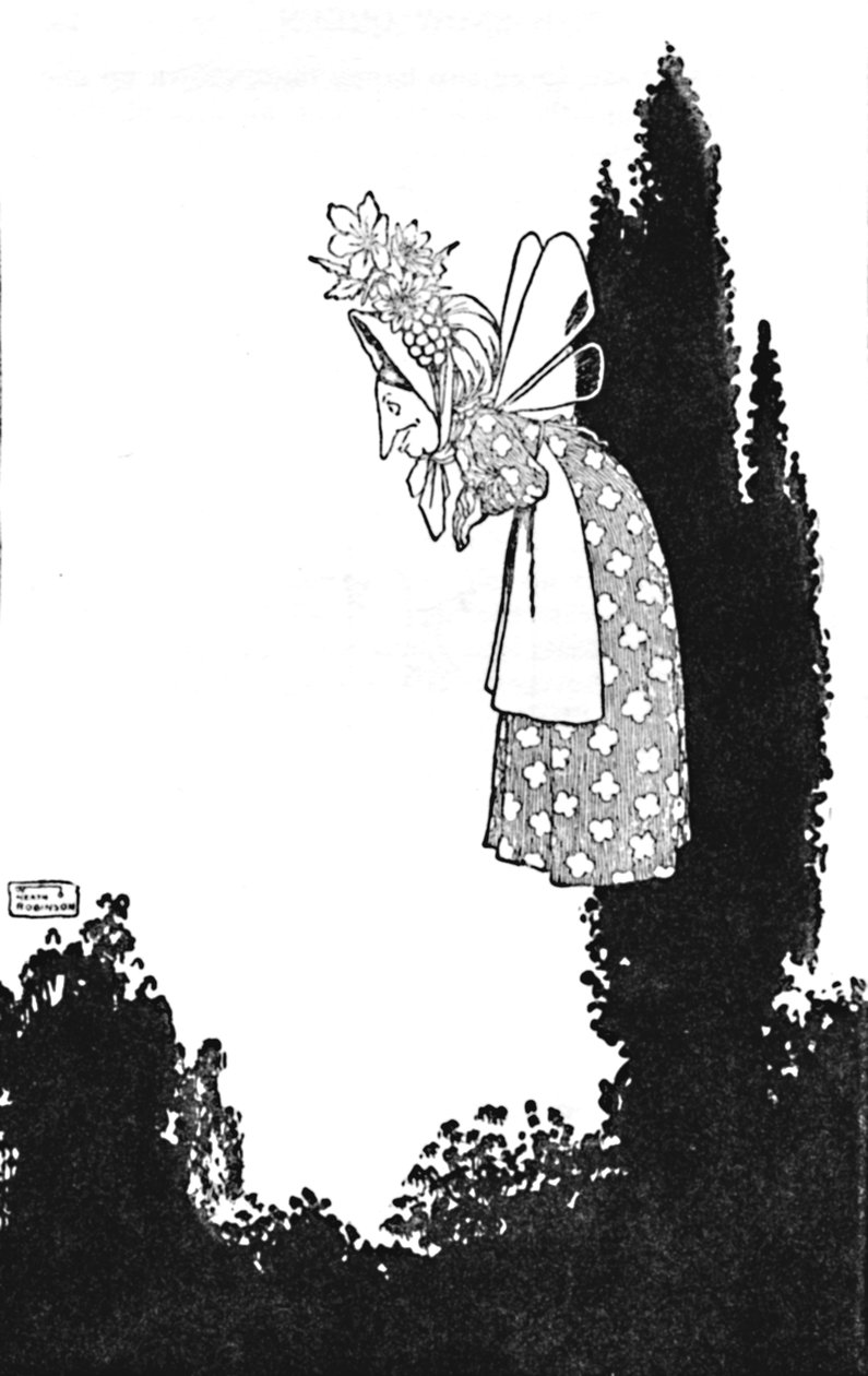 Die Haushälterin des Elfenkönigs, um 1930 von William Heath Robinson