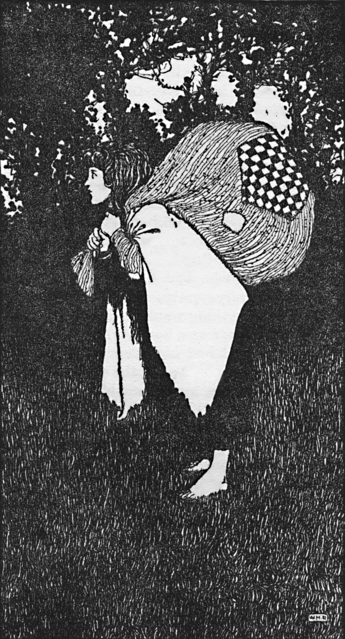 Die Küchenmagd, um 1930 von William Heath Robinson