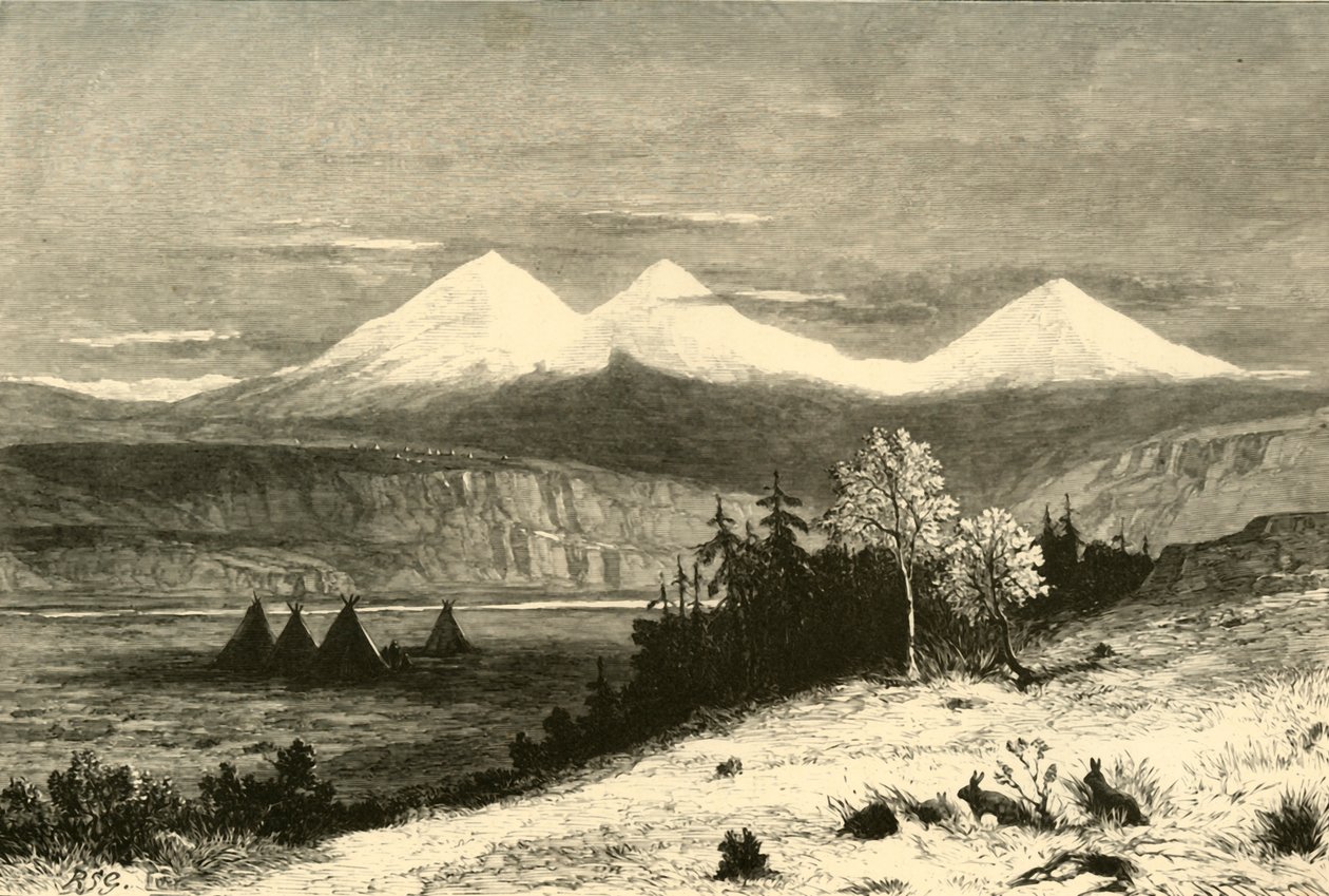 Die drei Schwestern, 1872 von W. J. Linton