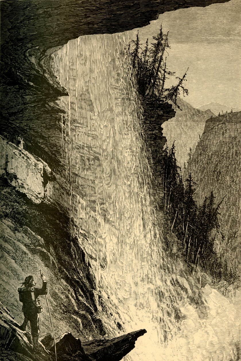 Unter den Catskill-Fällen, 1874 von W. J. Linton