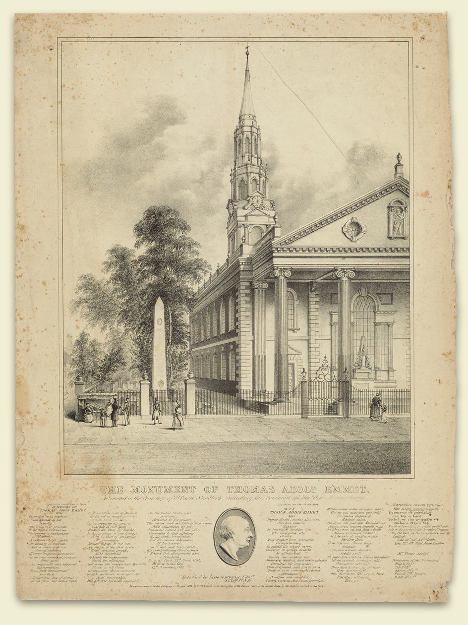 Das Denkmal von Thomas Addis Emmet von W. R. Browne