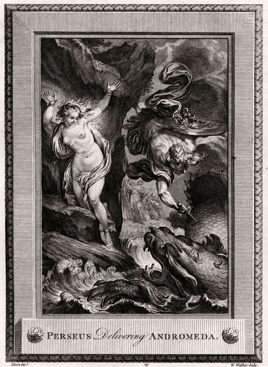 Perseus befreit Andromeda von W. Walker